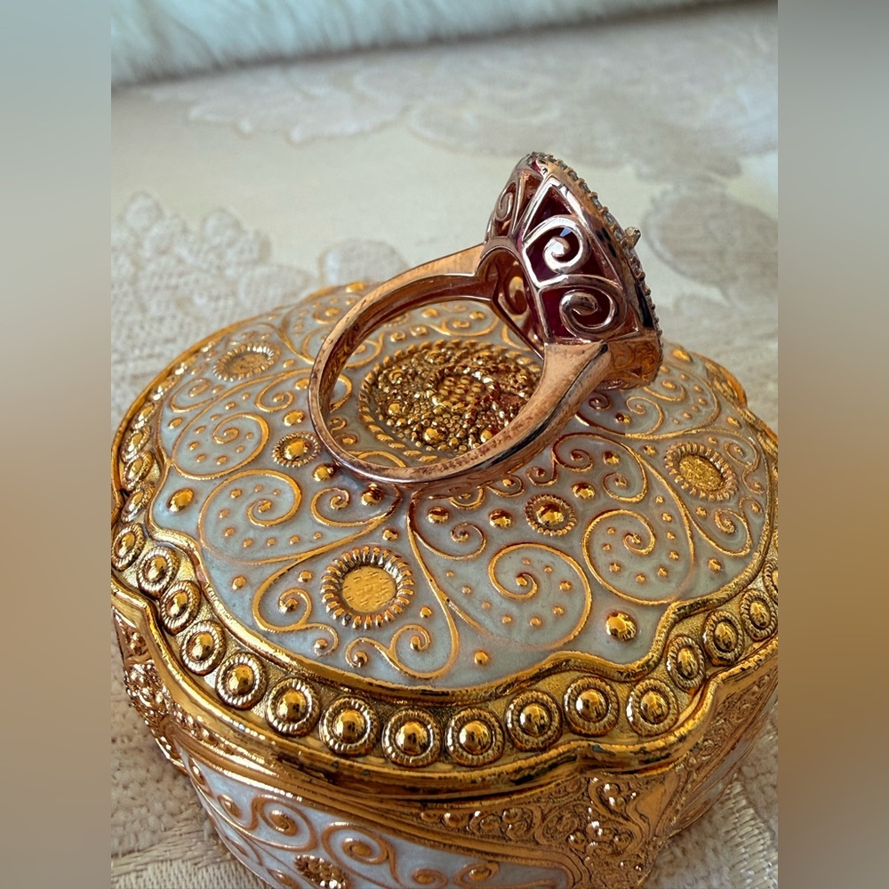 Radiant Ruby Red Statement Ring - image 3